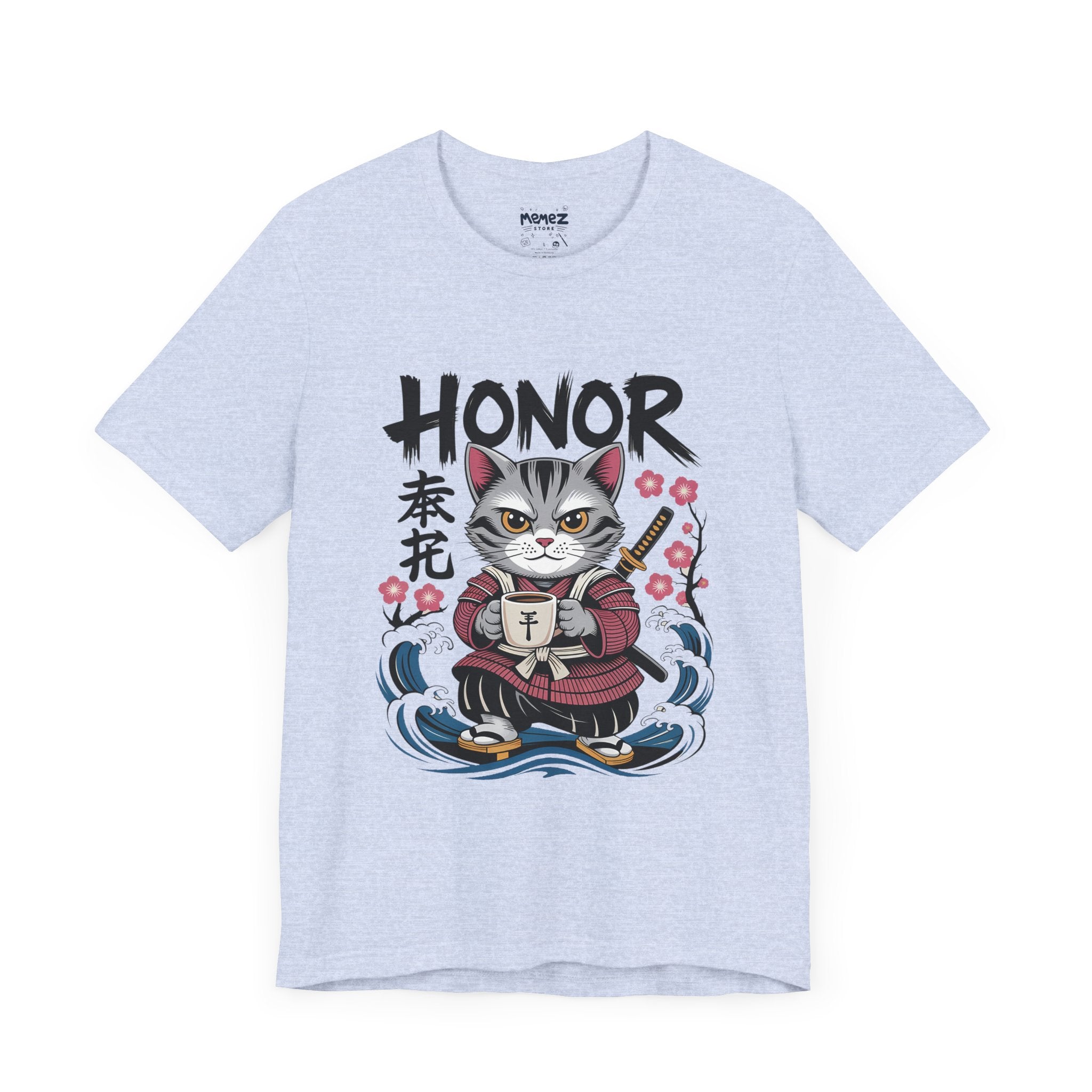 Japanese Noodle Funny Cat Tee
