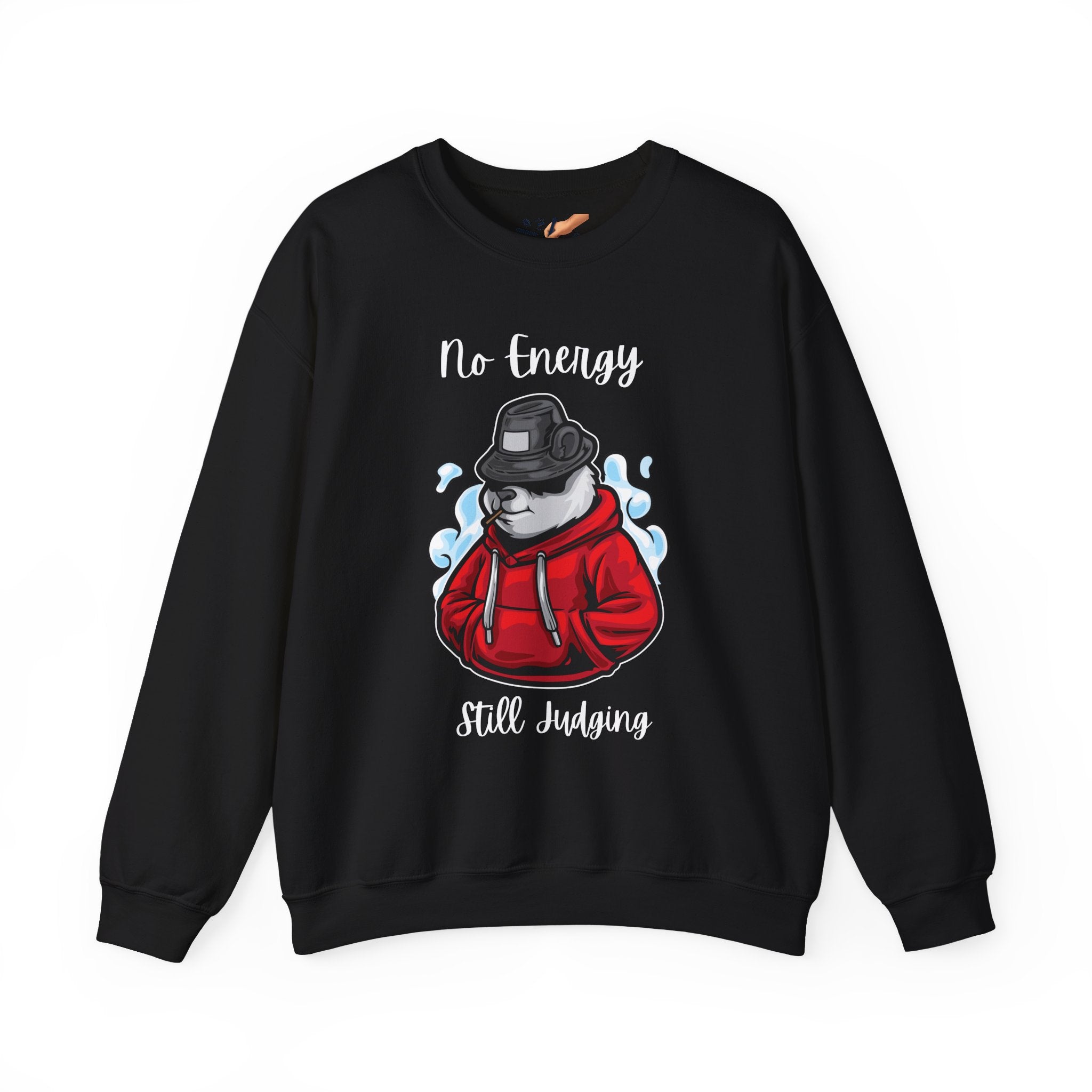 No Energy Crewneck Sweatshirt — Streetwear Graphic