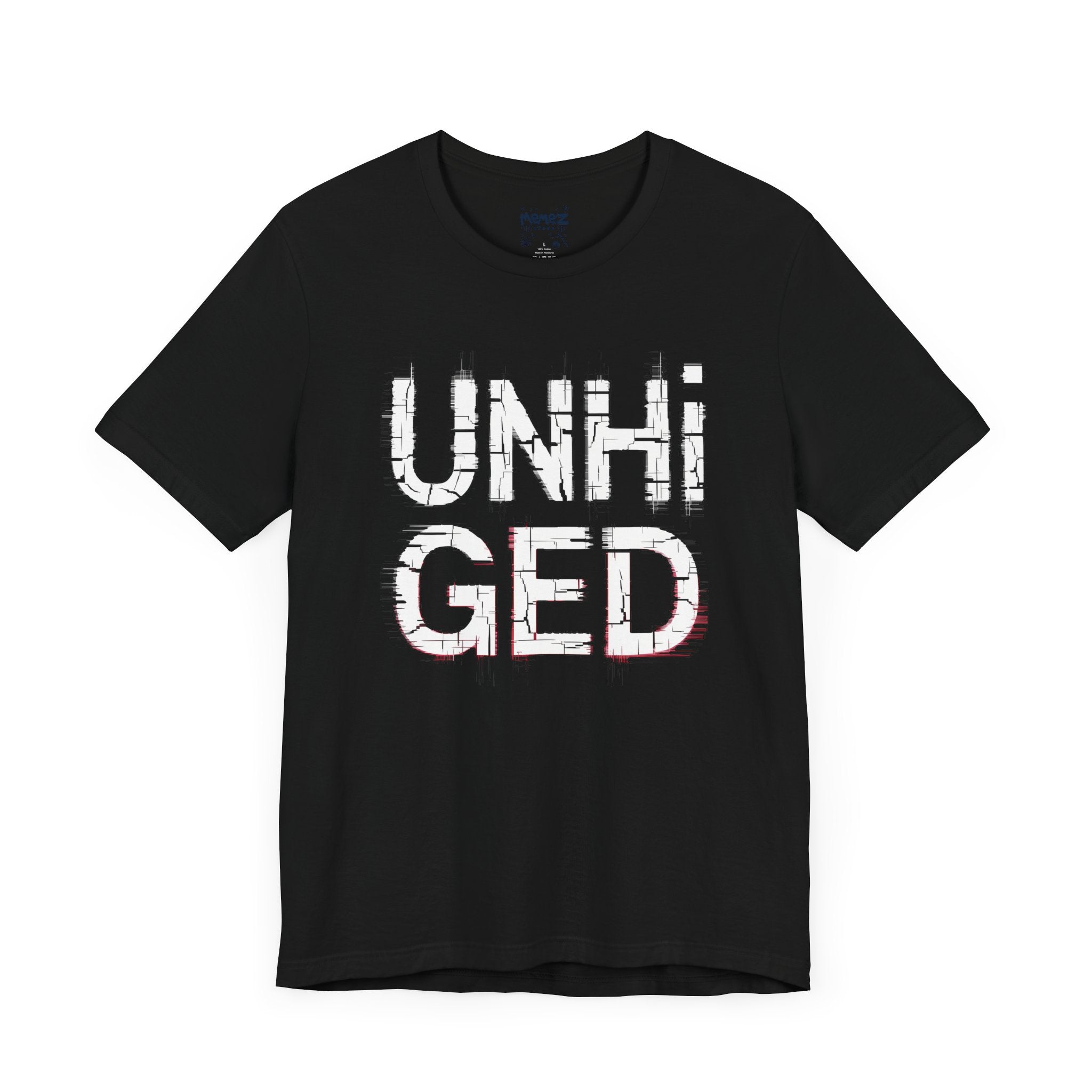 Unhiged Typographical Tee By Memez store