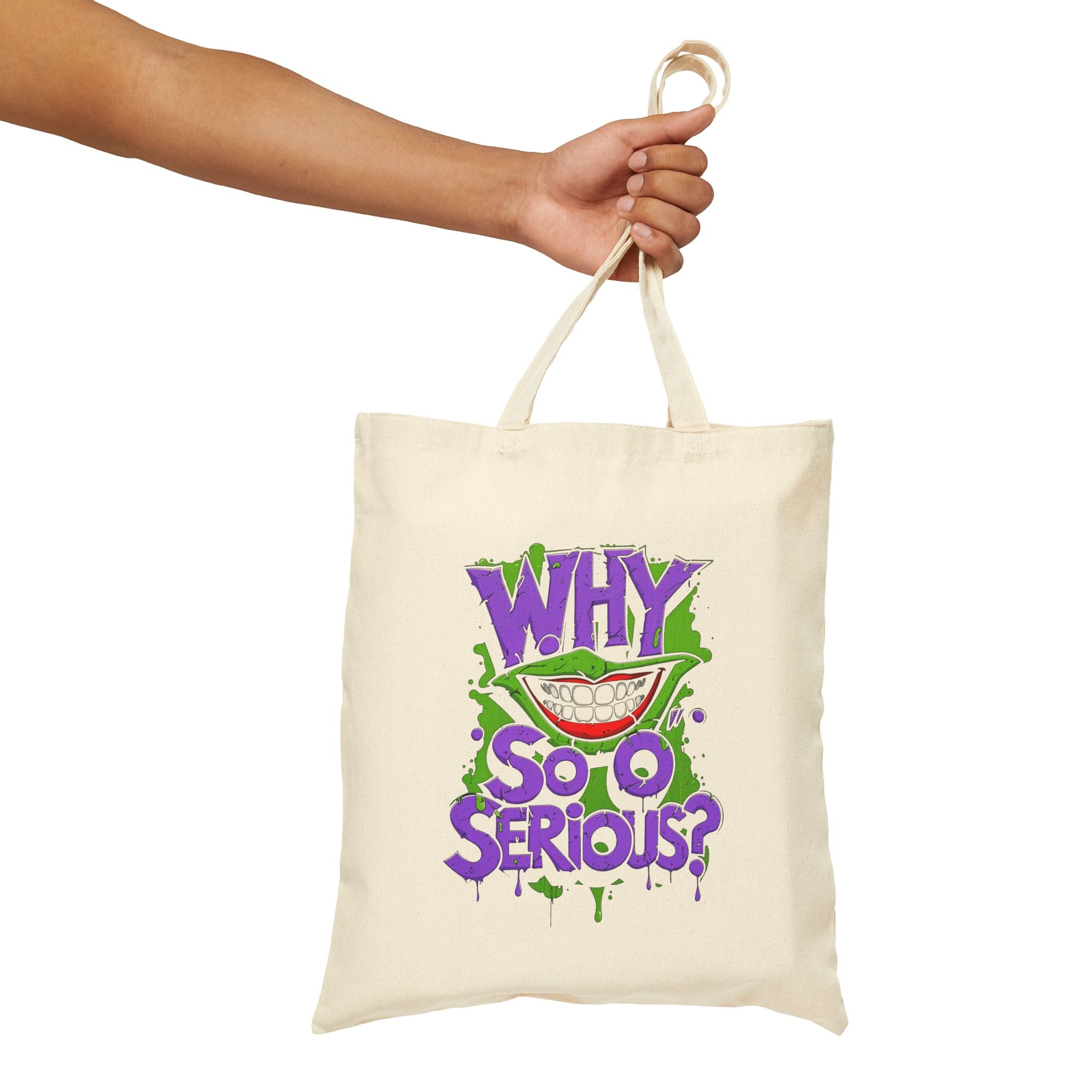 Why So Serious Tote Bag By Memez Store