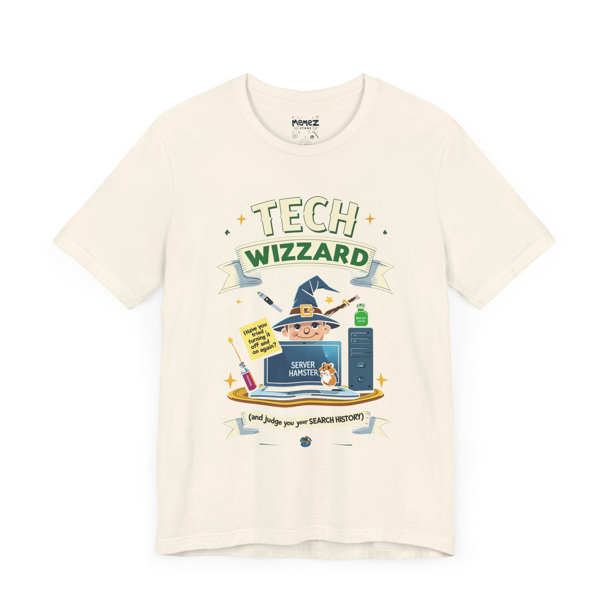 Tech Wizard Funny Meme T-shirt
