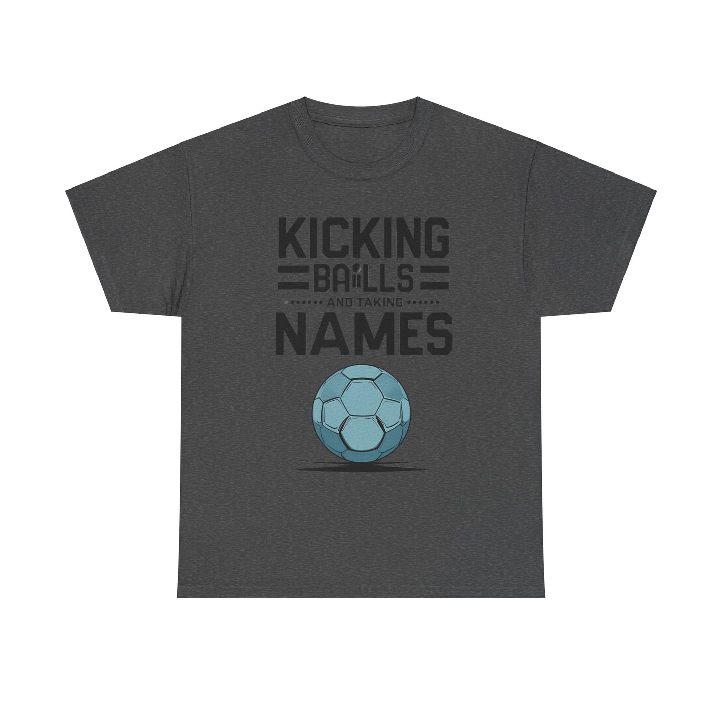Funny Meme Unisex Tee - & quot; Kicking Balls & quot; by Memez Store