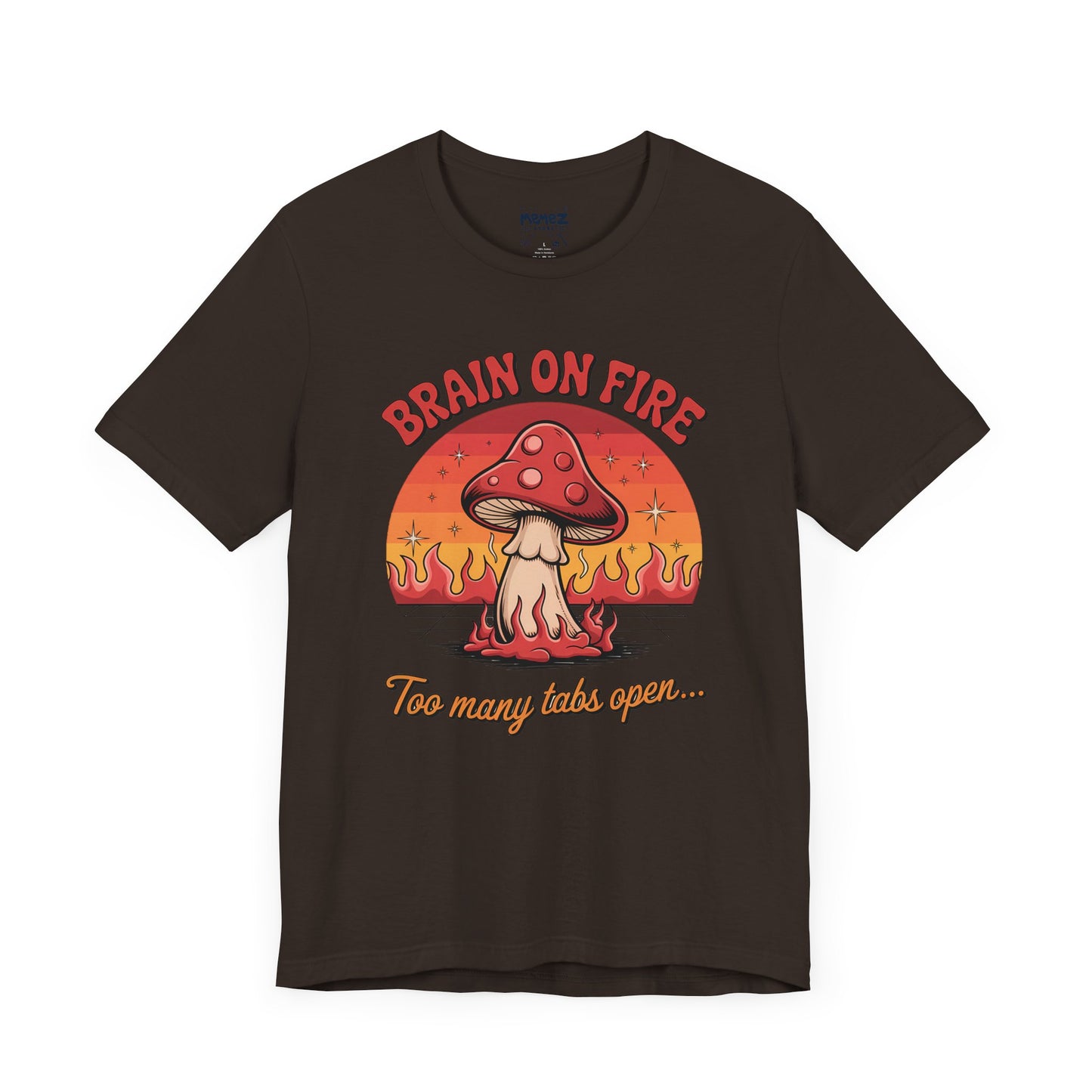 Funny Mushroom Tee Unisex Jersey Short Sleeve