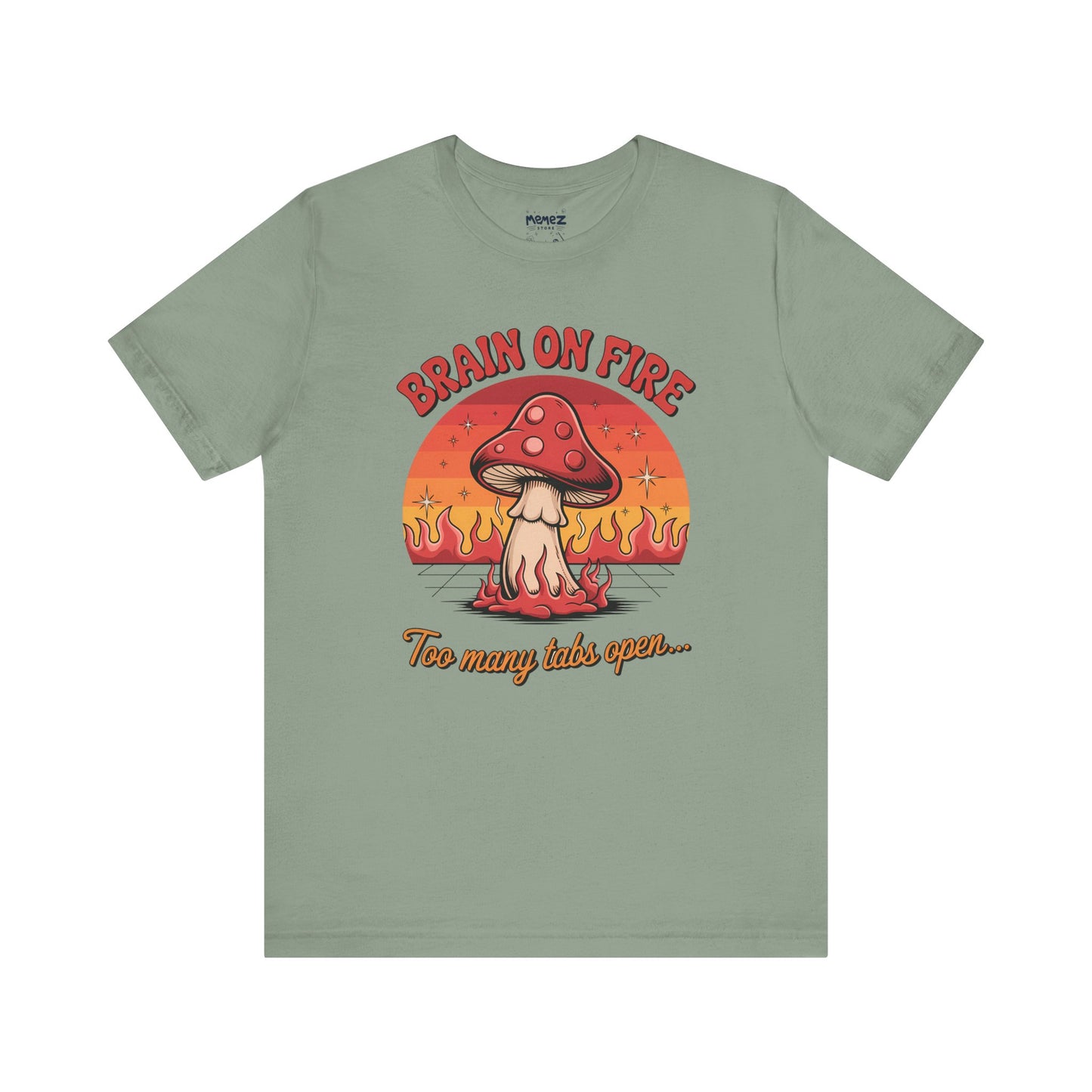 Funny Mushroom Tee Unisex Jersey Short Sleeve