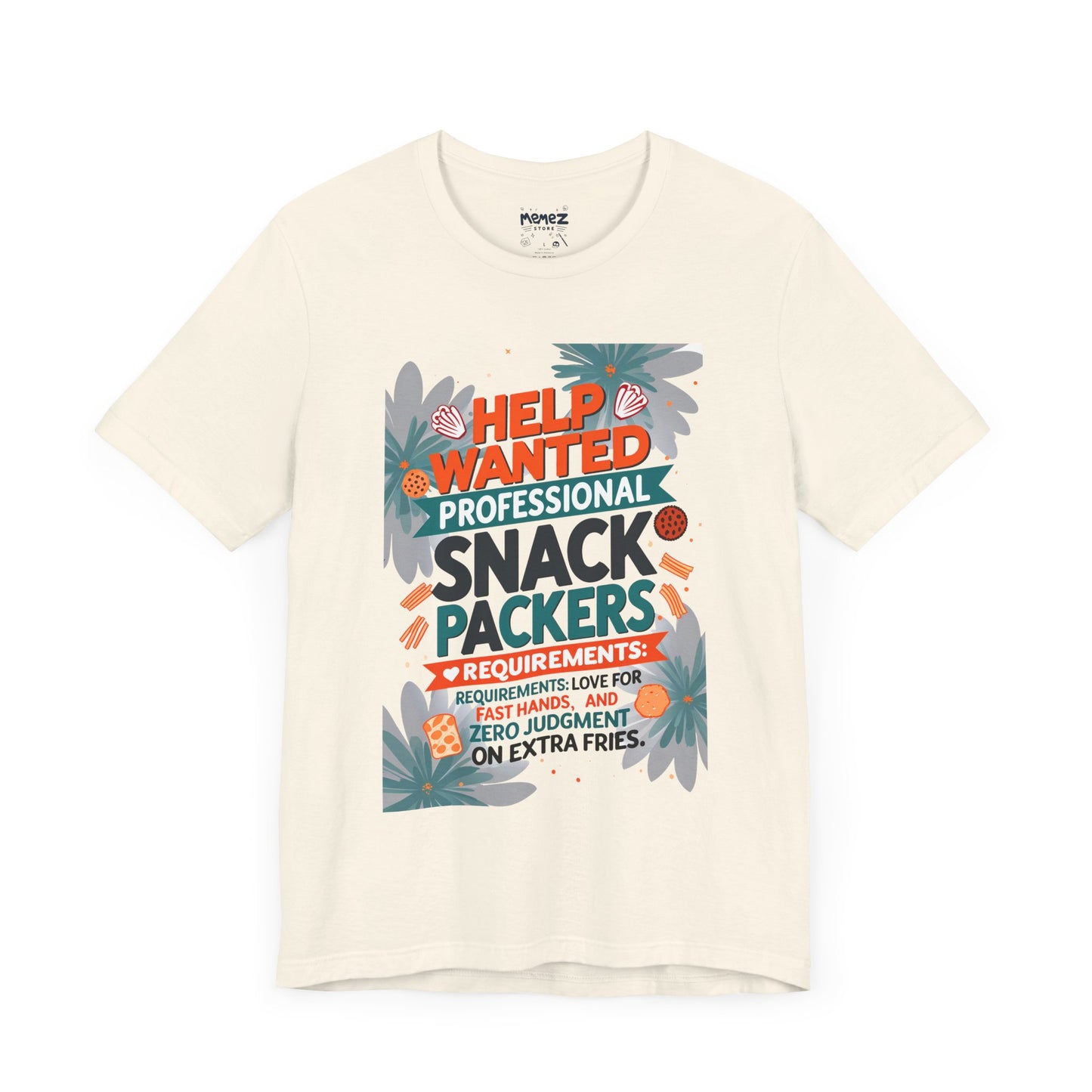 Funny Professional Snacks Packer T-Shirt