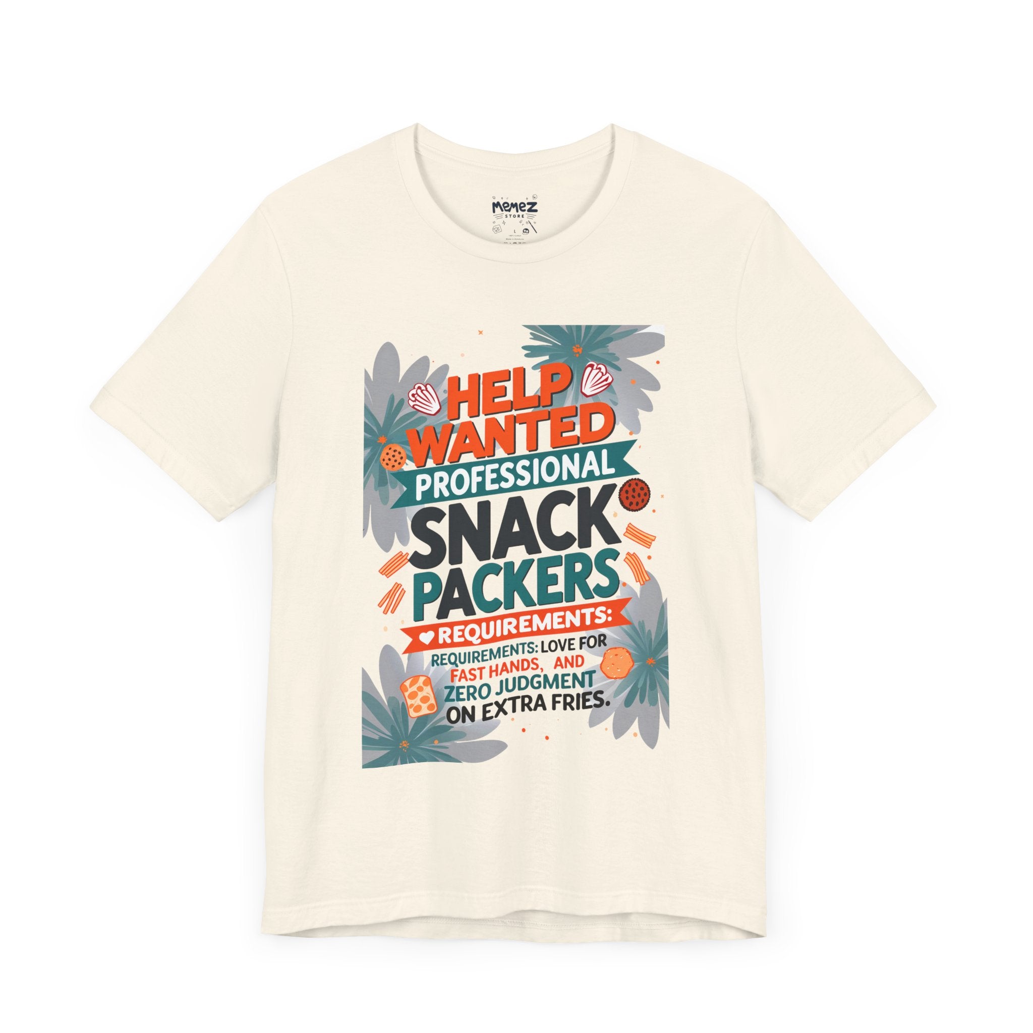 Funny Professional Snacks Packer T-Shirt