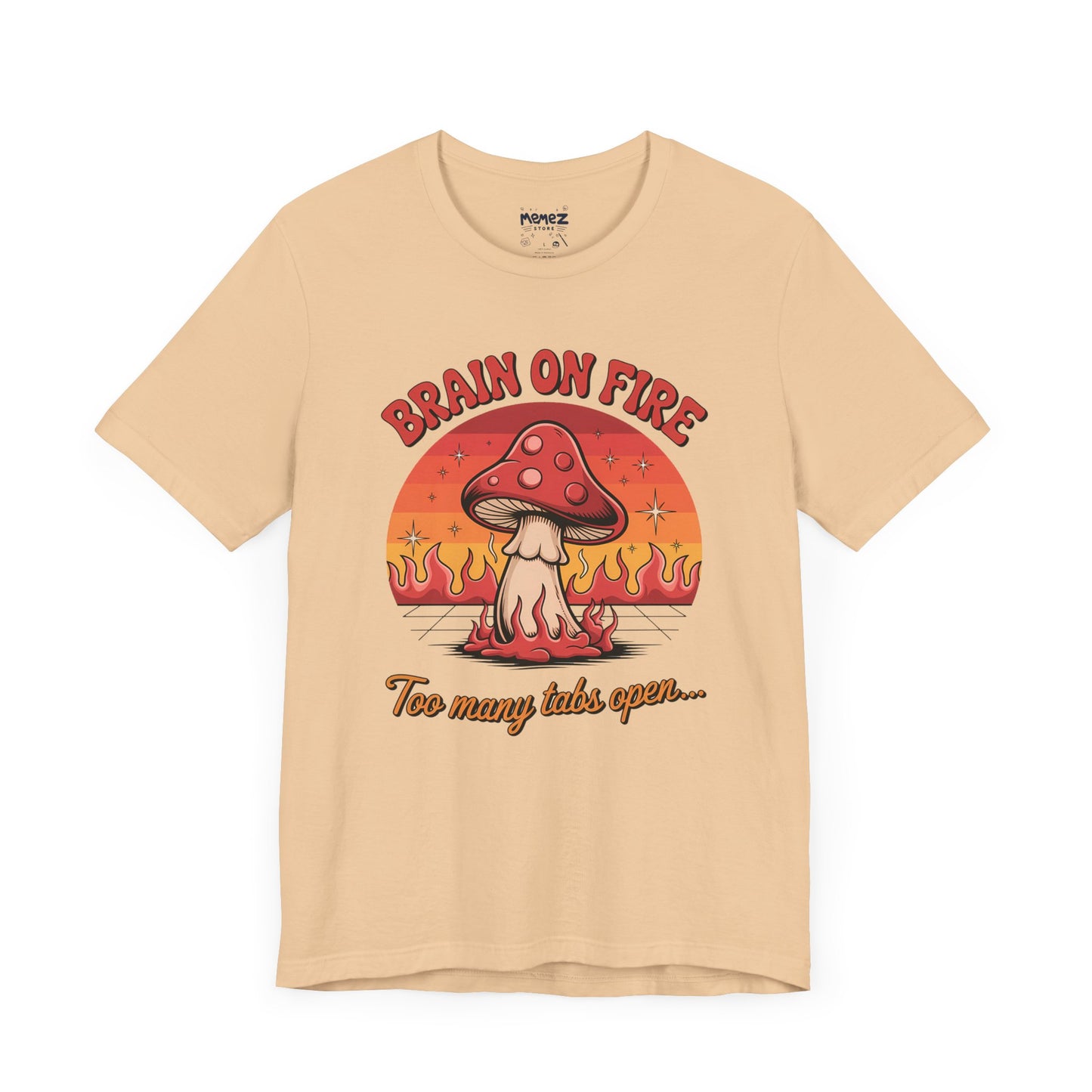 Funny Mushroom Tee Unisex Jersey Short Sleeve