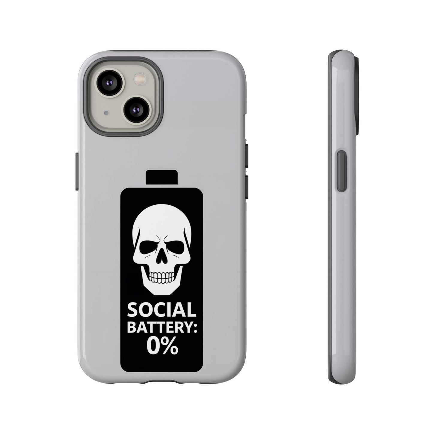 Social Battery Zeero I Phone case by Memez Store