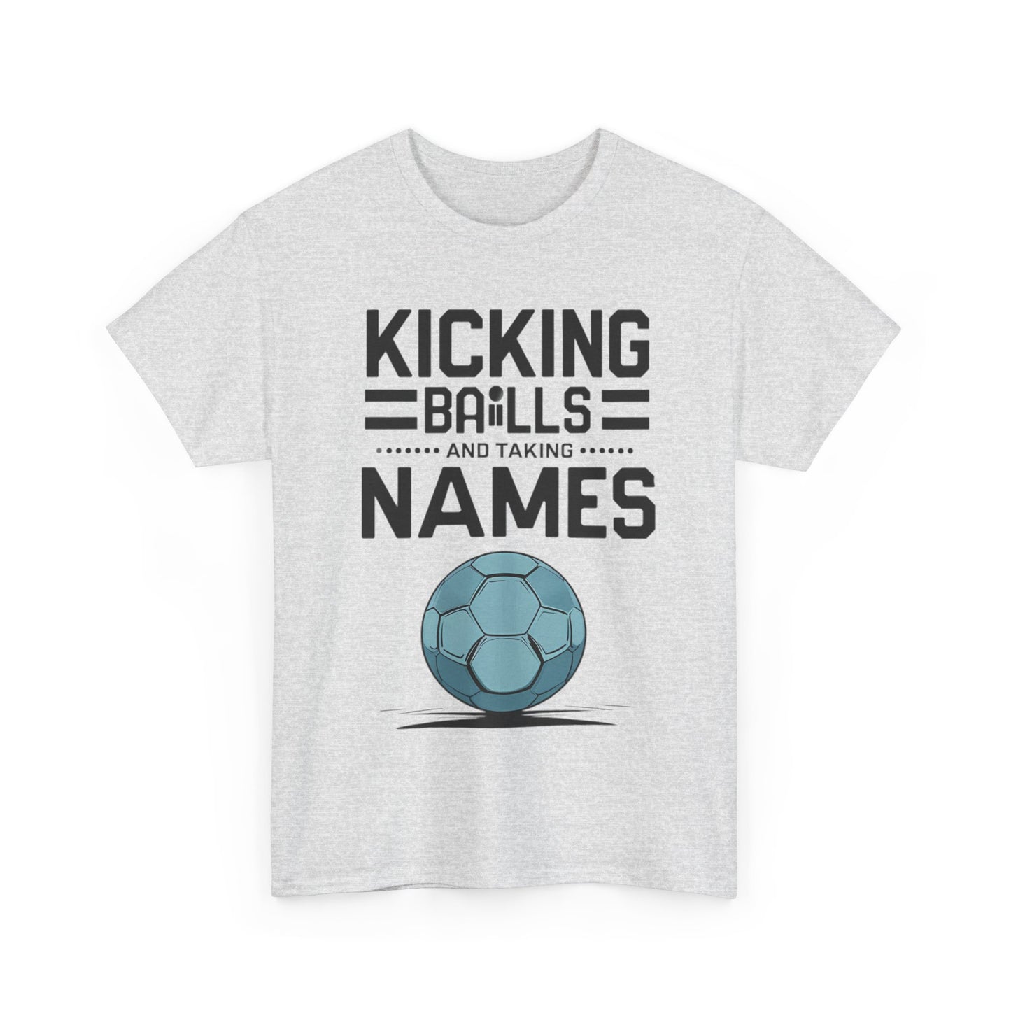 Funny Meme Unisex Tee - & quot; Kicking Balls & quot; by Memez Store