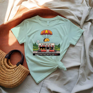 AI Made Me Do It Food Meme Graphic T-Shirt