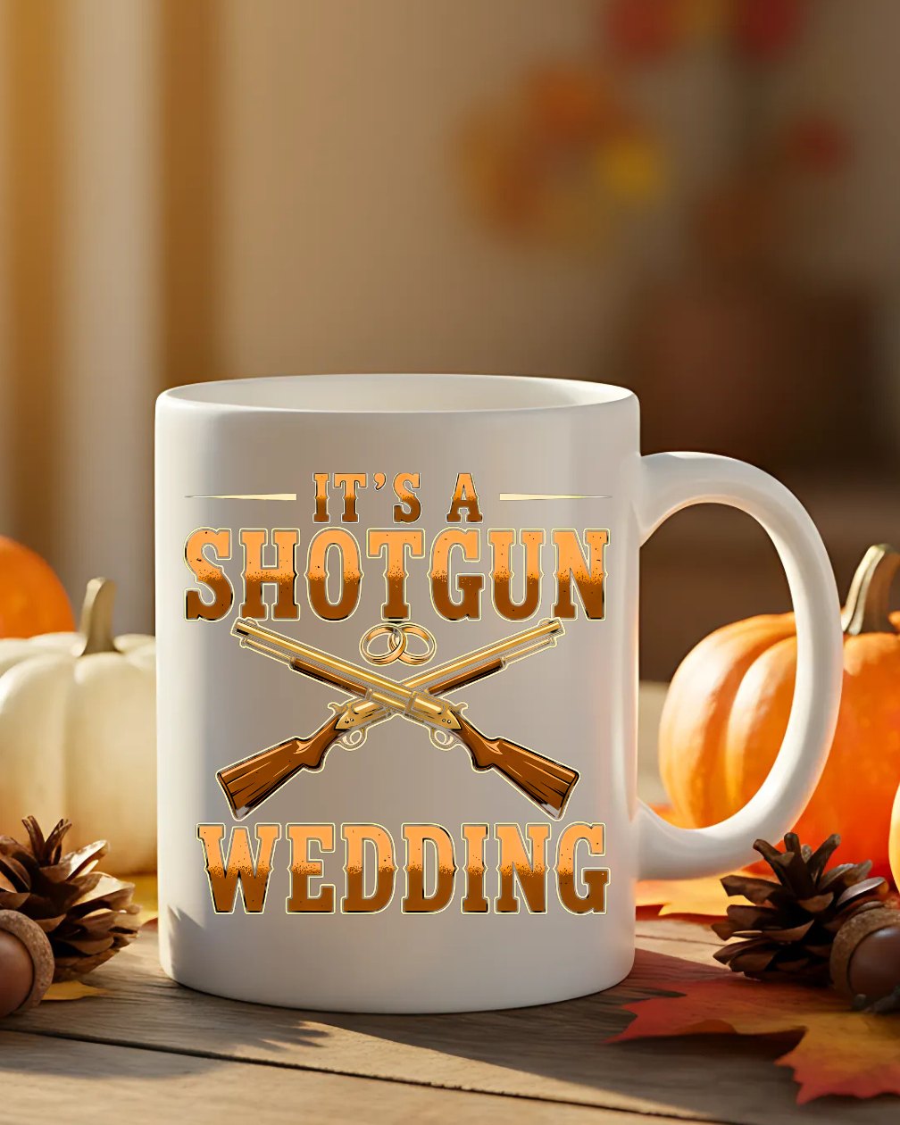 A Shotgun Wedding Mug funny marriage gag gift