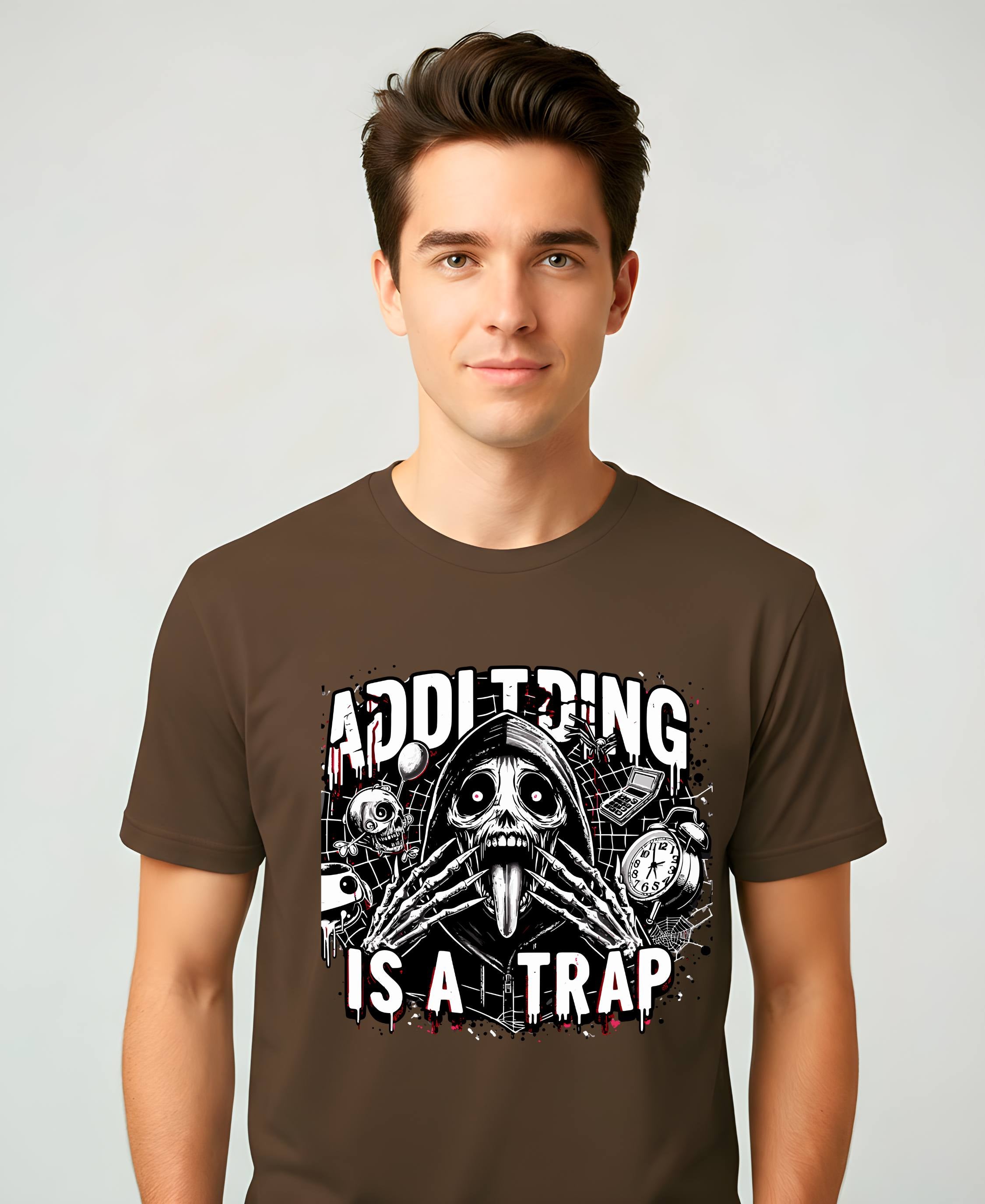 Funny Adulting Meme T-Shirt with Bold Quote Design
