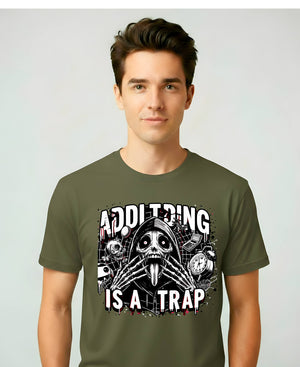 “Relatable Adulting is a Trap Tee for Meme Lovers”