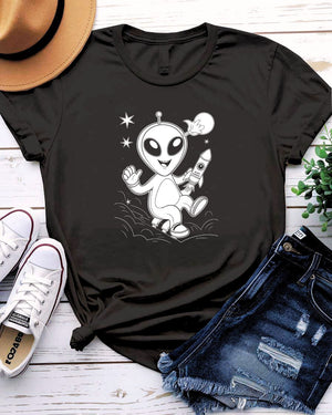 Funny Alien Meme Shirt for UFO Lovers – Memez Store Apparel