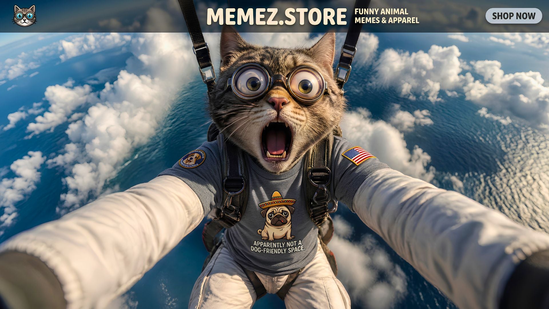 Animal Meme Tee Banner Collection Desktop