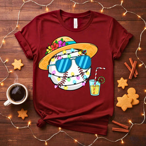 “Baseball Christmas Meme Funny Tee – festive holiday baseball meme t-shirt with funny design.”