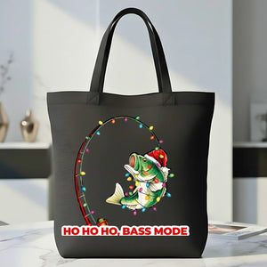 Based Mod Fishing With Meme funny graphic tote bag
