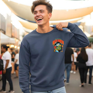 Coastal streetwear unisex crewneck sweatshirt
