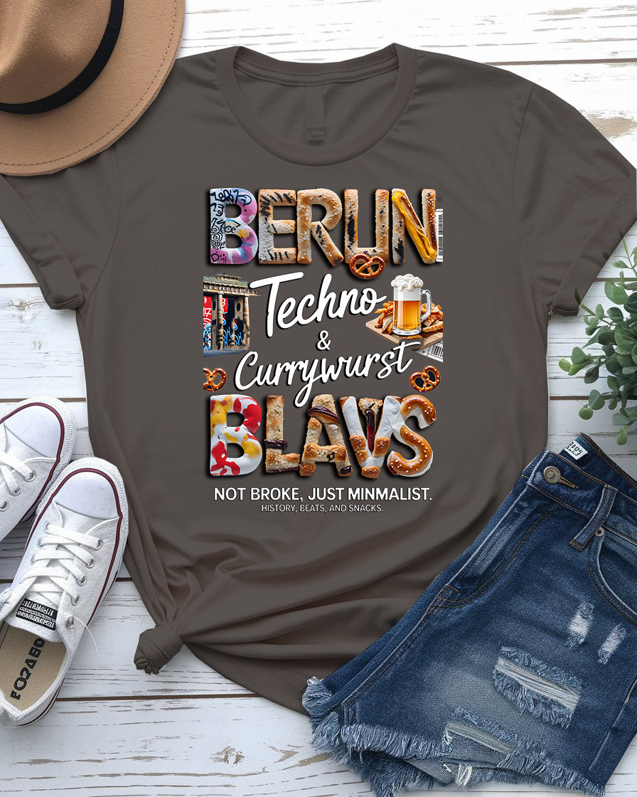 Berun Blavs Tee – History, Beauty & Snacks Berlin Shirt"