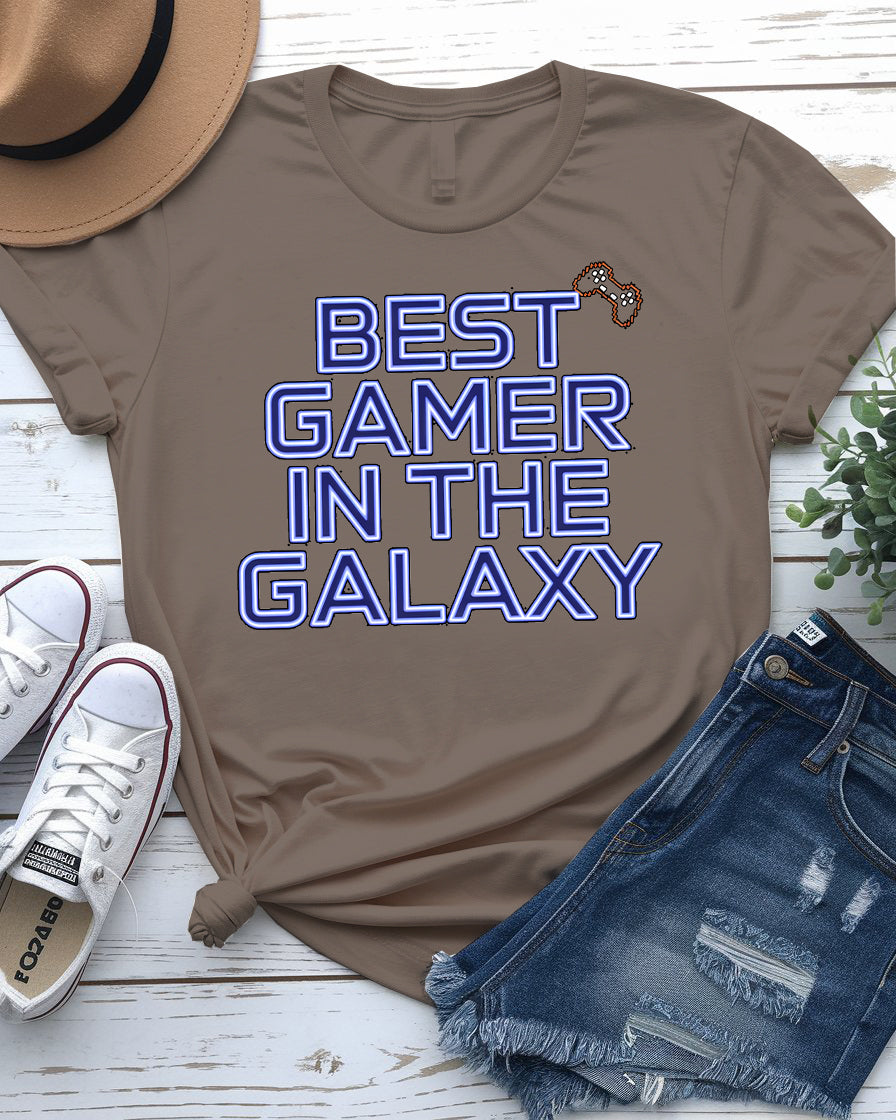 Best gamer in the galaxy t-shirt design