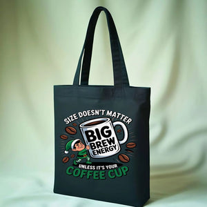 Big Bre Energy Christmas funny tea pun tote bag