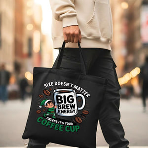 Big Bre Energy Christmas funny tea pun tote bag