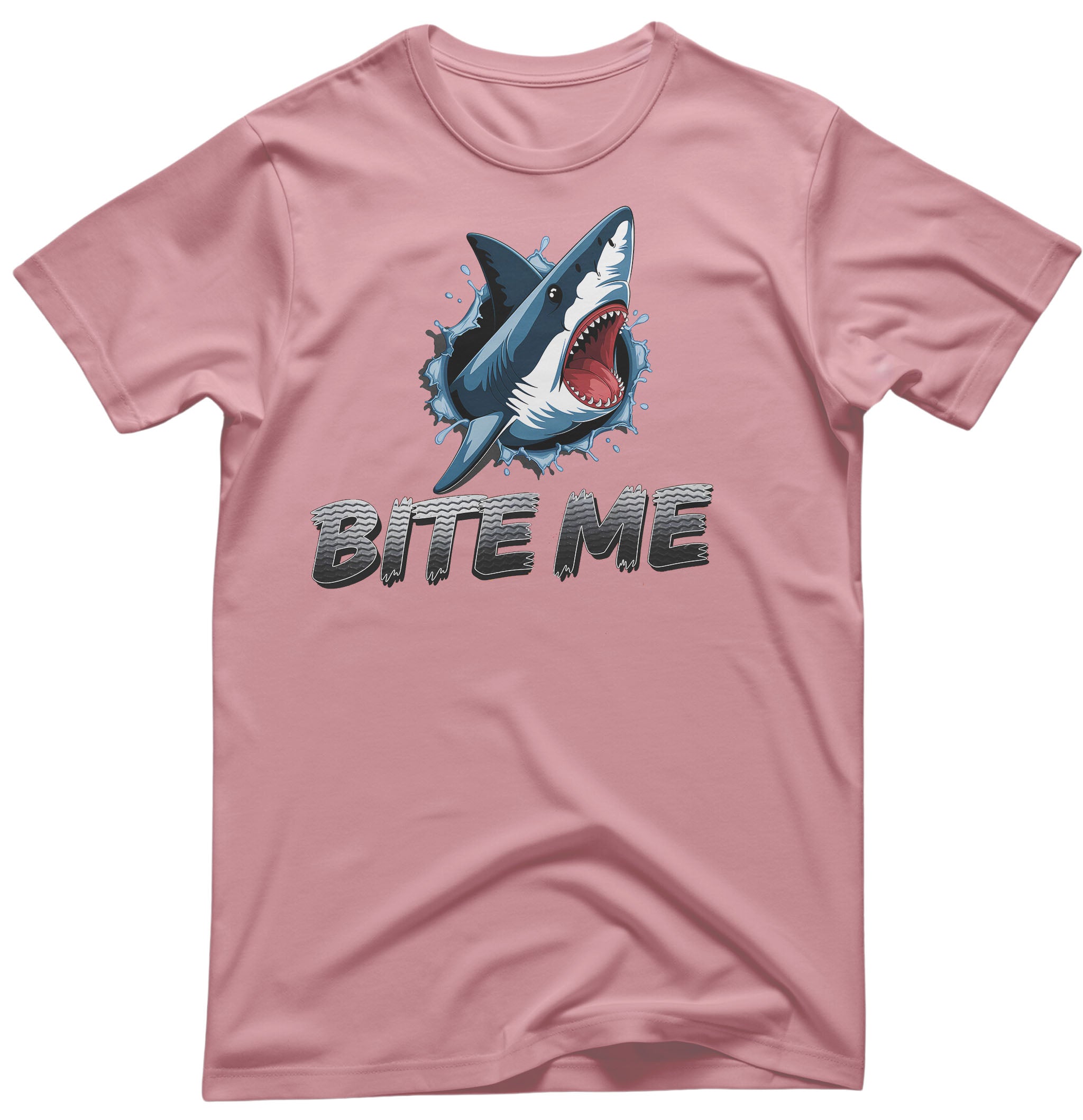 "Bite Me a Shark Tee - Edgy Humor Apparel | Memez Store