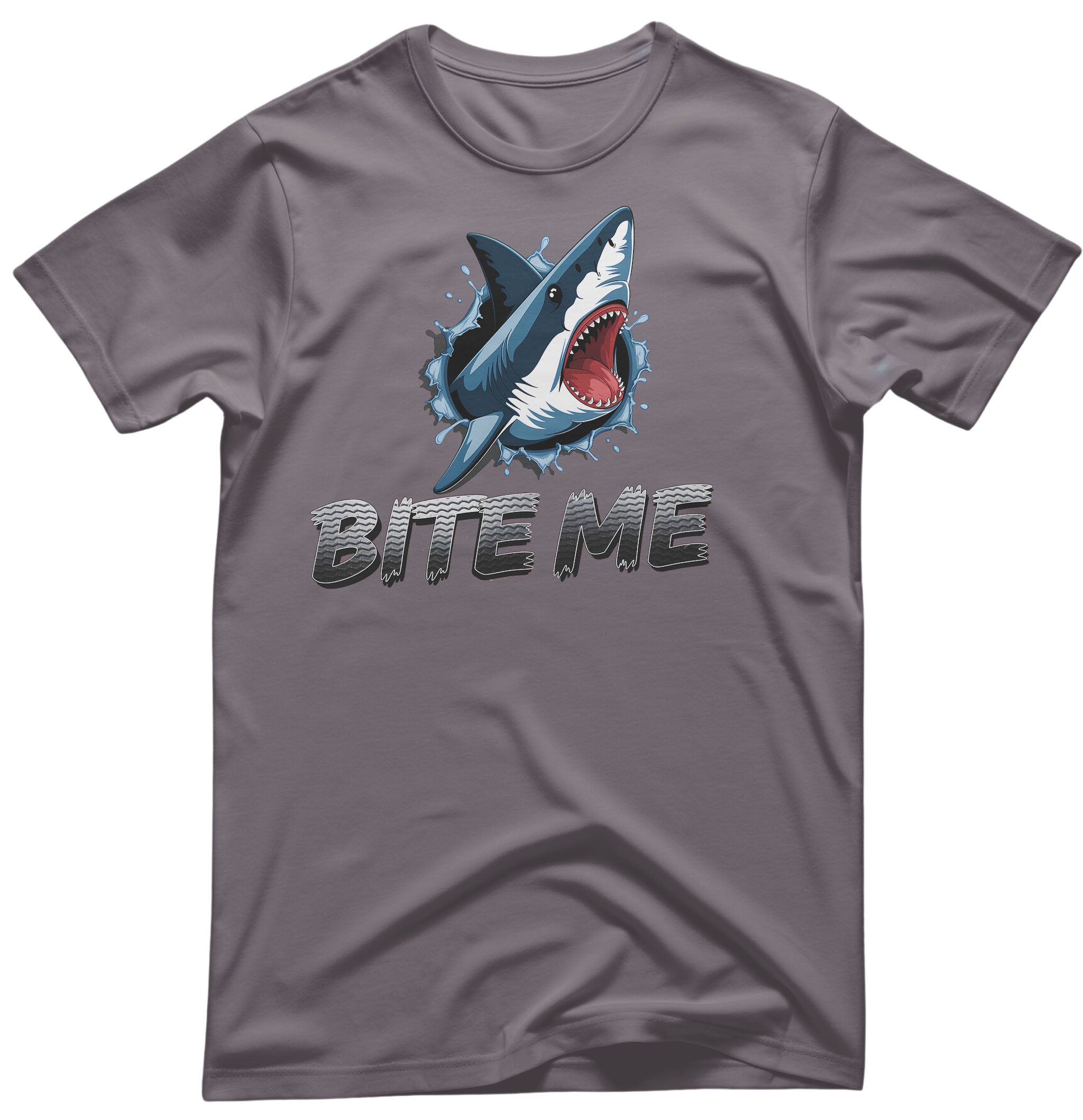 "Bite Me a Shark Tee - Edgy Humor Apparel | Memez Store