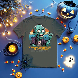Funny Halloween tee for zombie lovers