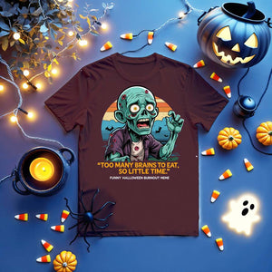 Funny Halloween tee for zombie lovers