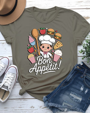 Bon Appétit food meme t-shirt