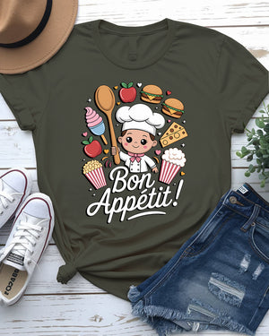 Bon Appétit food meme t-shirt