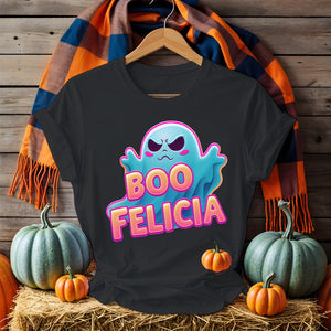 Boo Felicia Funny Halloween T-Shirt with Ghost Meme Print – Memez Store