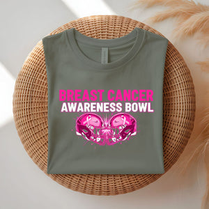 Breast Cancer Awareness T-Shirt with Pink Ribbon Design