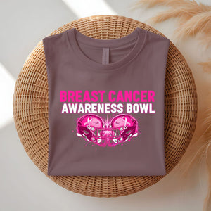 Breast Cancer Awareness T-Shirt with Pink Ribbon Design