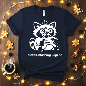 Button Mashing Legend Funny Gamer T-Shirt