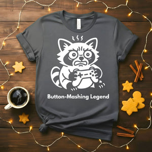 Button Mashing Legend Funny Gamer T-Shirt