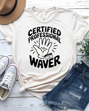 Certified Professional Waver t-shirt design