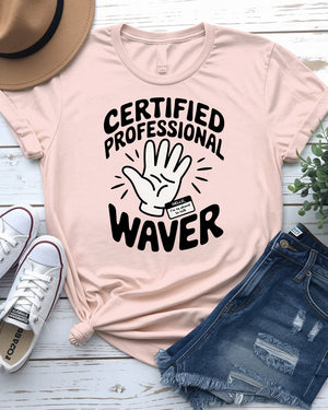 Certified Professional Waver t-shirt design