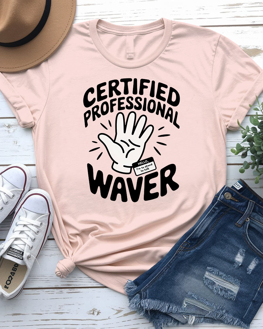 Certified Professional Waver t-shirt design