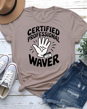 Certified Professional Waver t-shirt design