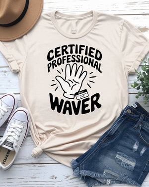 Certified Professional Waver t-shirt design