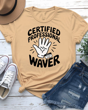 Certified Professional Waver t-shirt design
