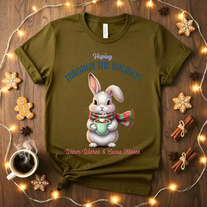 Cocoa Kisses Christmas funny animal meme t-shirt