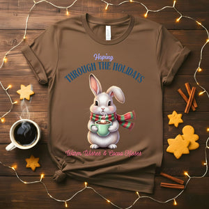 Cocoa Kisses Christmas funny animal meme t-shirt