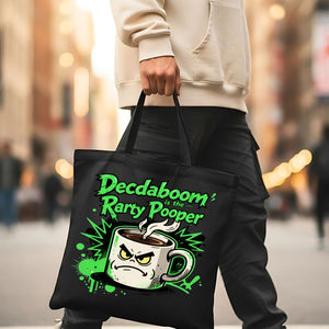 Colorful Party Poppers design tote bag for celebrations