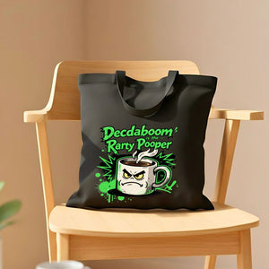 Colorful Party Poppers design tote bag for celebrations