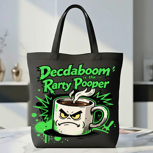 Colorful Party Poppers design tote bag for celebrations