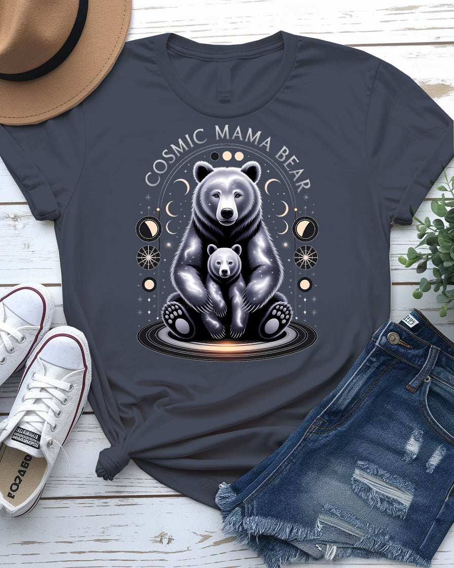 Cosmic Mama Bear Tee – Fierce & Stellar Momwear | Memez Store