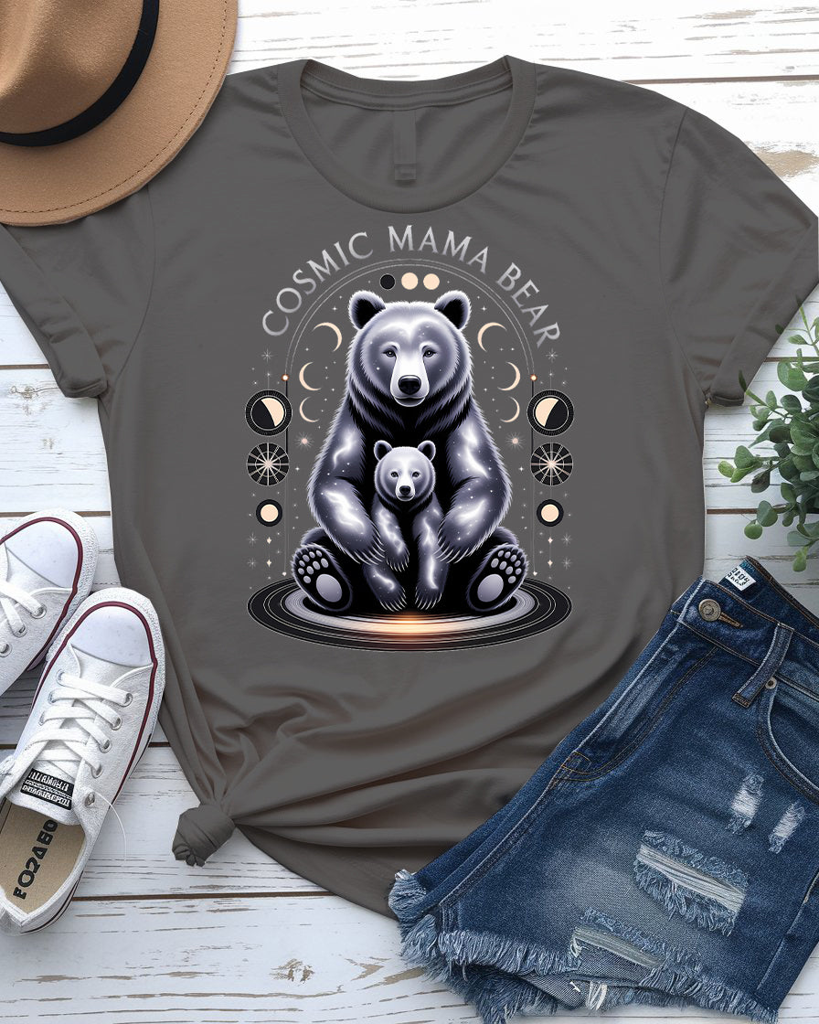 Cosmic Mama Bear Tee – Fierce & Stellar Momwear | Memez Store
